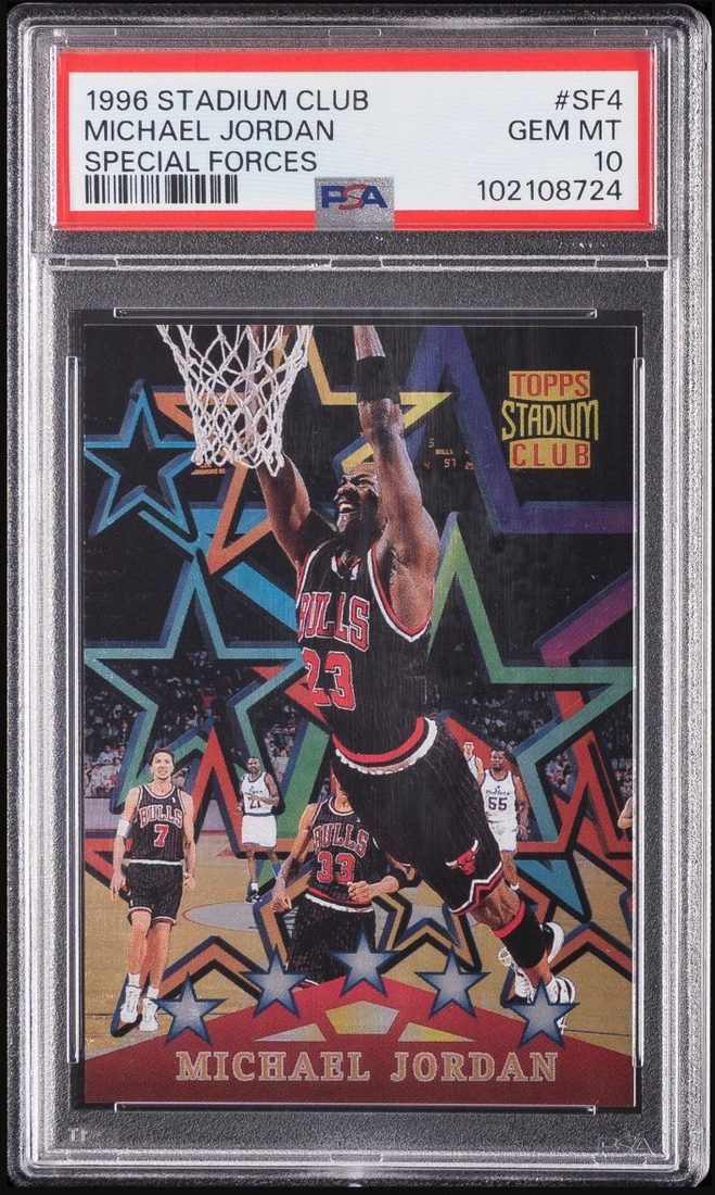 1996-97 Stadium Club Special Forces #SF4 Michael Jordan &mdash; Front