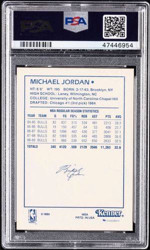 1989 Starting Lineup One on One back