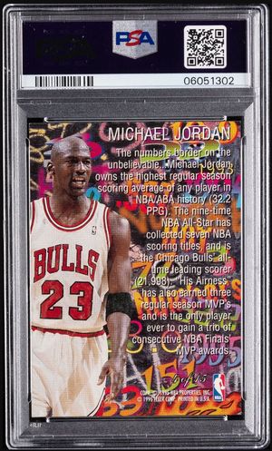 1995-96 Flair Hot Numbers #4 back
