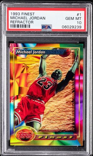 1993 Finest Refractor #1 front