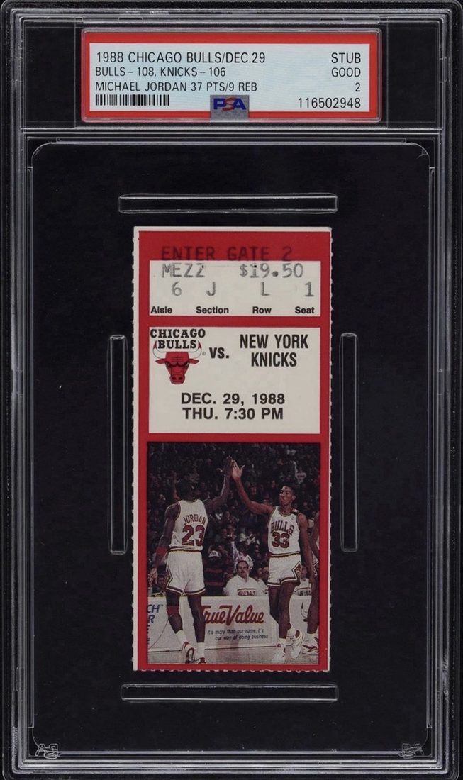 1988 Bulls vs Knicks · Jordan 37 front