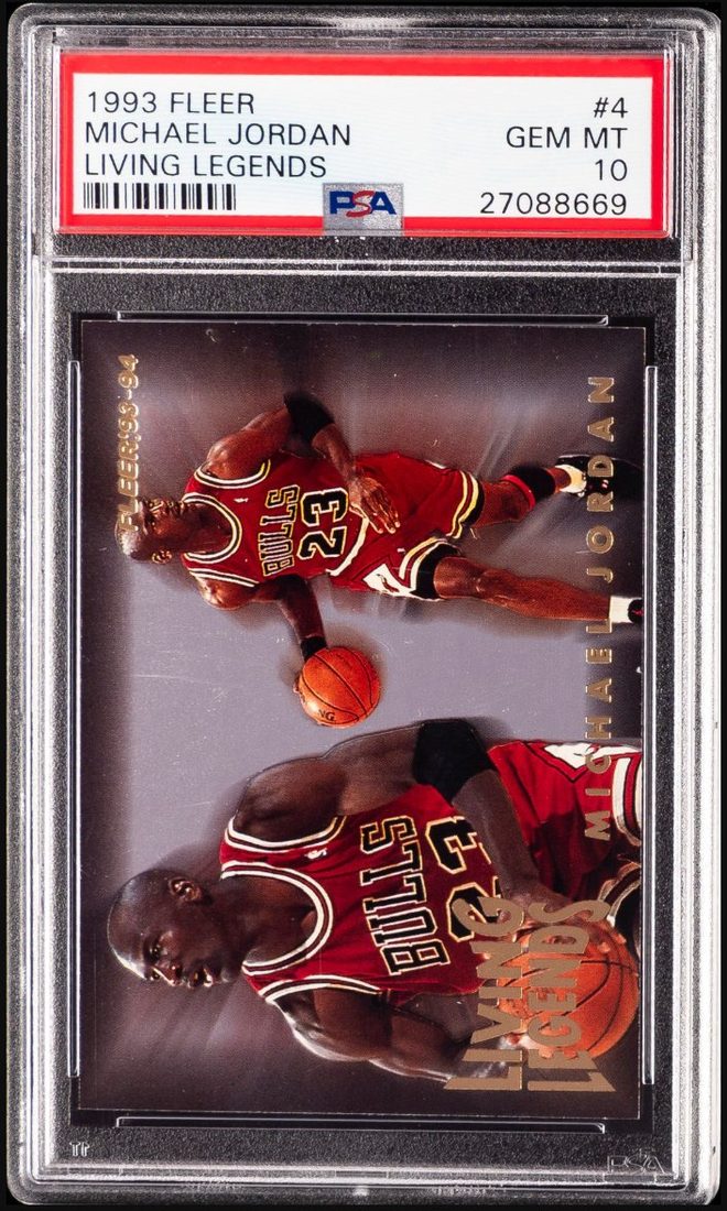 1993-94 Fleer Living Legends #4 Michael Jordan &mdash; Front