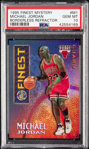 1995 Finest Mystery Borderless Refractor #M1 front