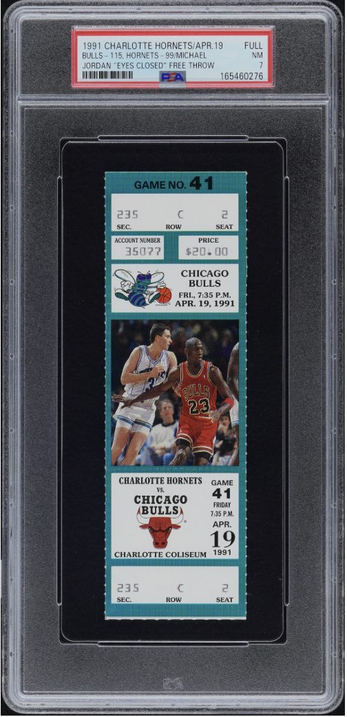 April 19, 1991 – Eyes Closed Free Throw front