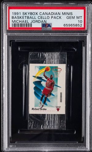 1991-92 SkyBox Canadian Minis Cello Pack front