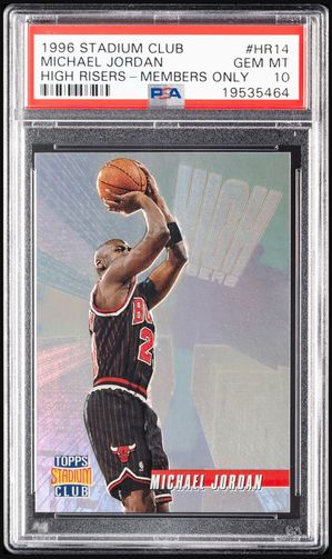 1996-97 Stadium Club High Risers Members Only #HR14 front