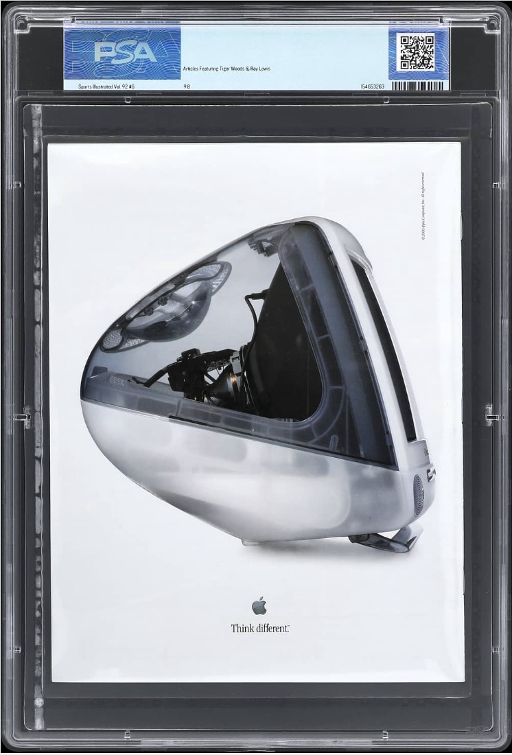 Sports Illustrated PSA slab reverse