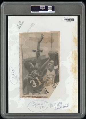 1983 NCAA Tournament · UNC vs Georgia back
