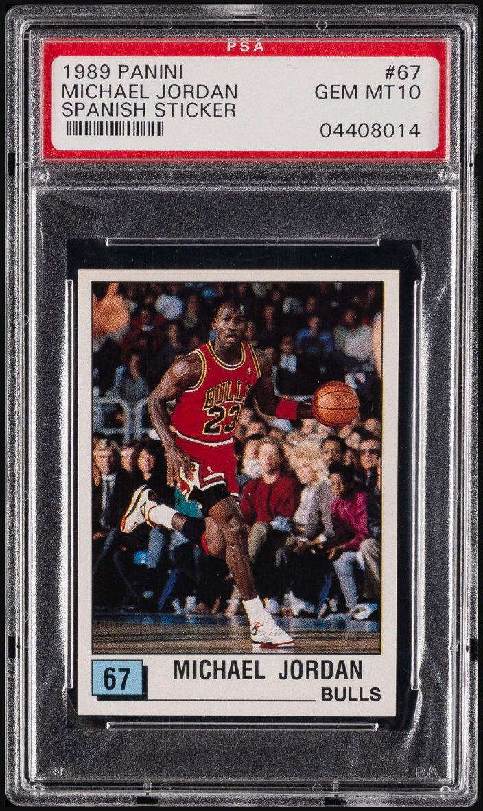 1989-90 Panini NBA 90 #67 Michael Jordan (Spanish) &mdash; Front