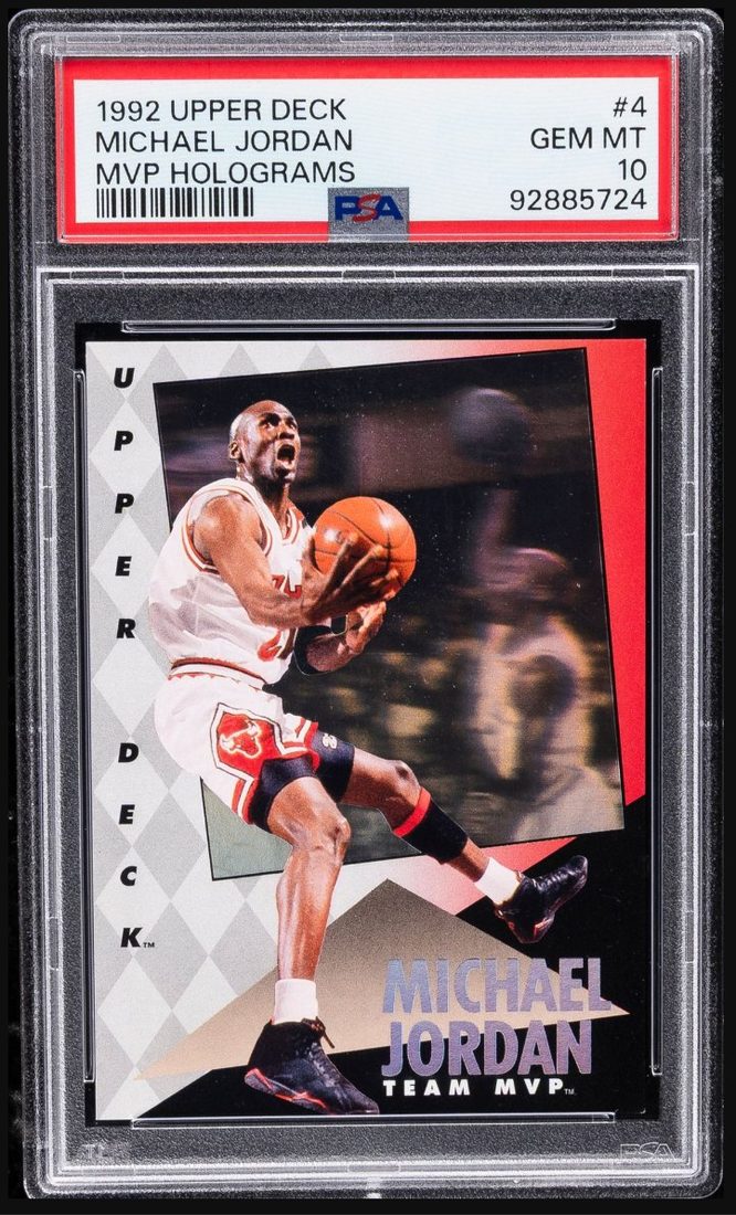 1992-93 Upper Deck MVP Holograms #4 Michael Jordan &mdash; Front