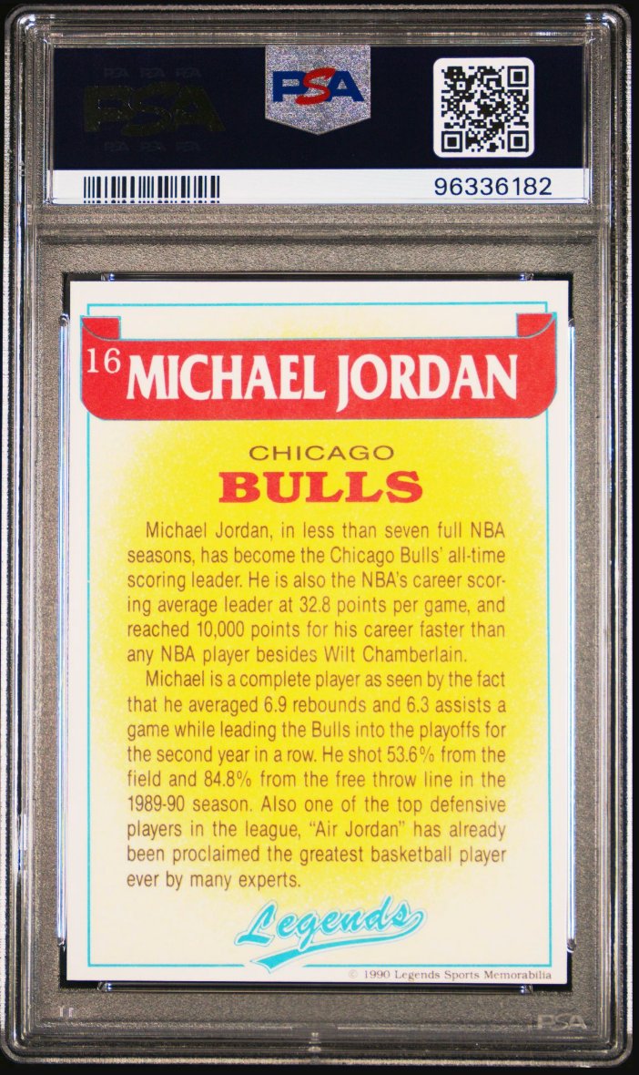 1990 Legends Magazine Insert #16 Michael Jordan &mdash; Back