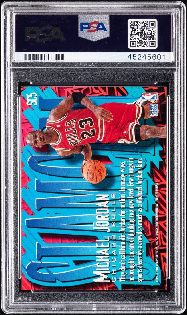 1996 SkyBox Z-Force Slam Cam #SC5 — Back