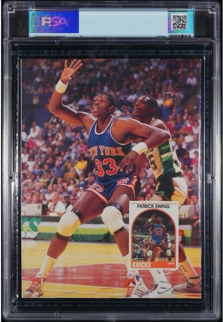 Beckett Issue 1 Patrick Ewing back cover