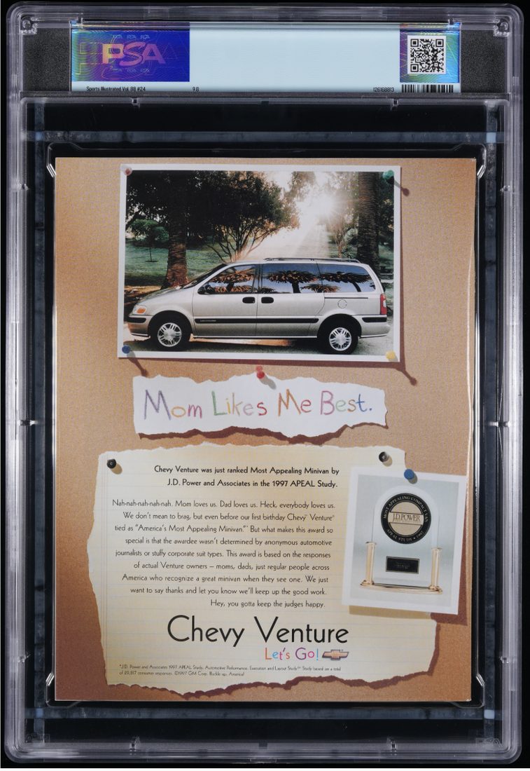 Sports Illustrated PSA slab reverse
