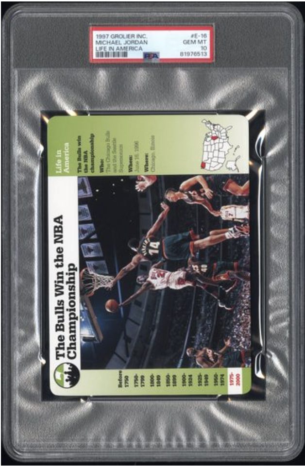 1997 Grolier &ldquo;Bulls Win the NBA Championship&rdquo; front
