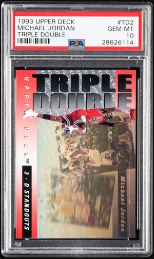 1993-94 UD Triple Double #TD2 front