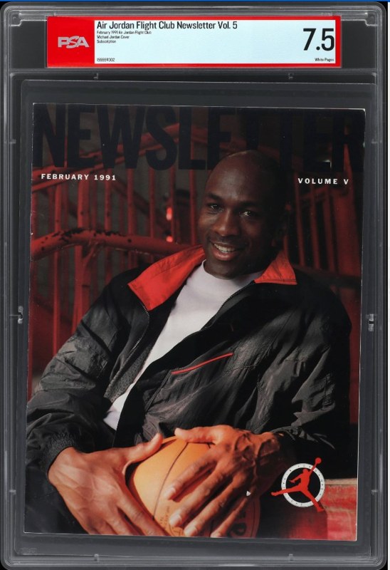 Air Jordan Flight Club Newsletter Vol 5 front