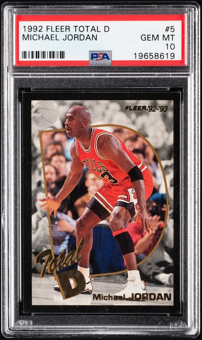 1992-93 Fleer Total D #5 Michael Jordan &mdash; Front