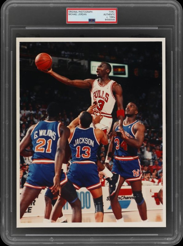His Airness Levitates · vs Knicks front