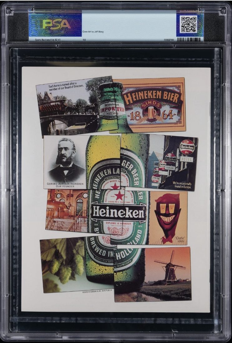 Sports Illustrated PSA slab reverse