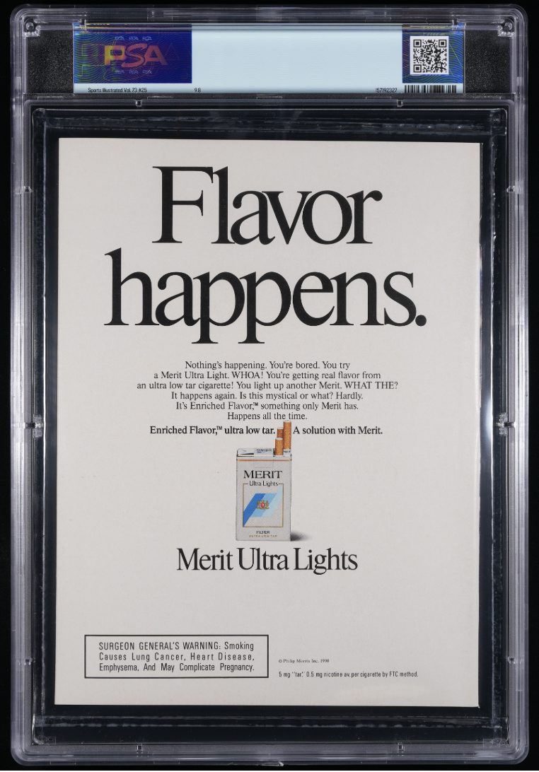 Sports Illustrated hologram back cover