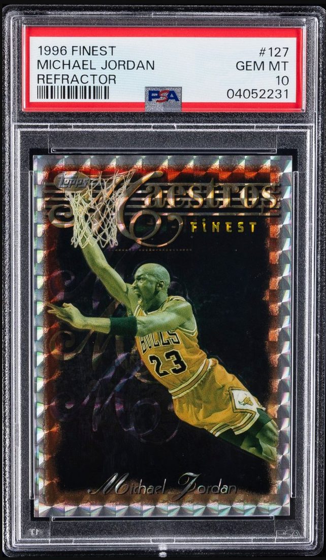 1996-97 Finest Refractor Maestros #127 Michael Jordan &mdash; Front