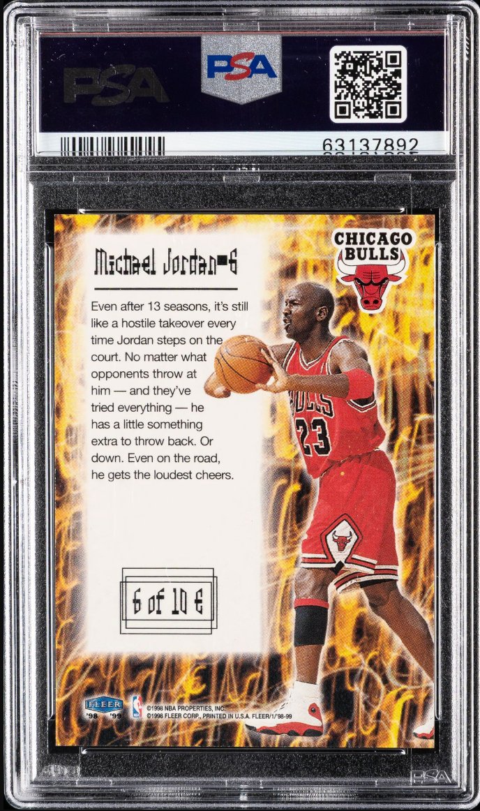 1998 Fleer Electrifying #6 — Back