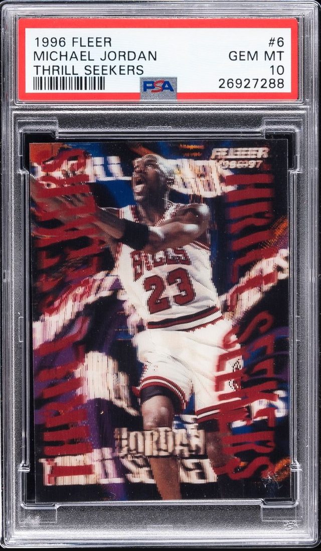 1996 Fleer Thrill Seekers #6 — Front