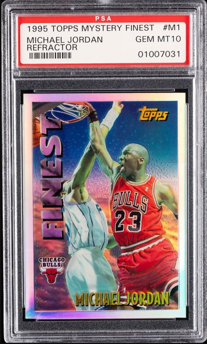 1995 Topps Mystery Finest Refractor #M1 — Front