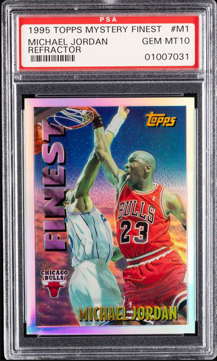 1995 Topps Mystery Finest Refractor #M1 — Front