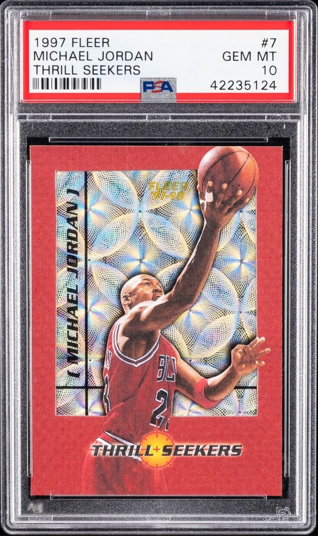1997 Fleer Thrill Seekers #7 — Front