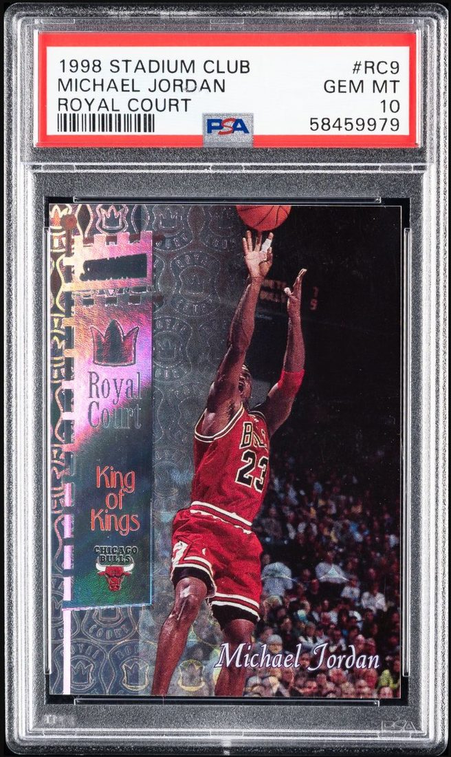 1998-99 Stadium Club Royal Court #RC9 Michael Jordan &mdash; Front