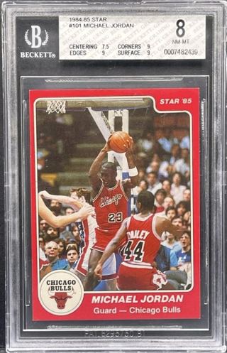 1984-85 Star #101 Michael Jordan front