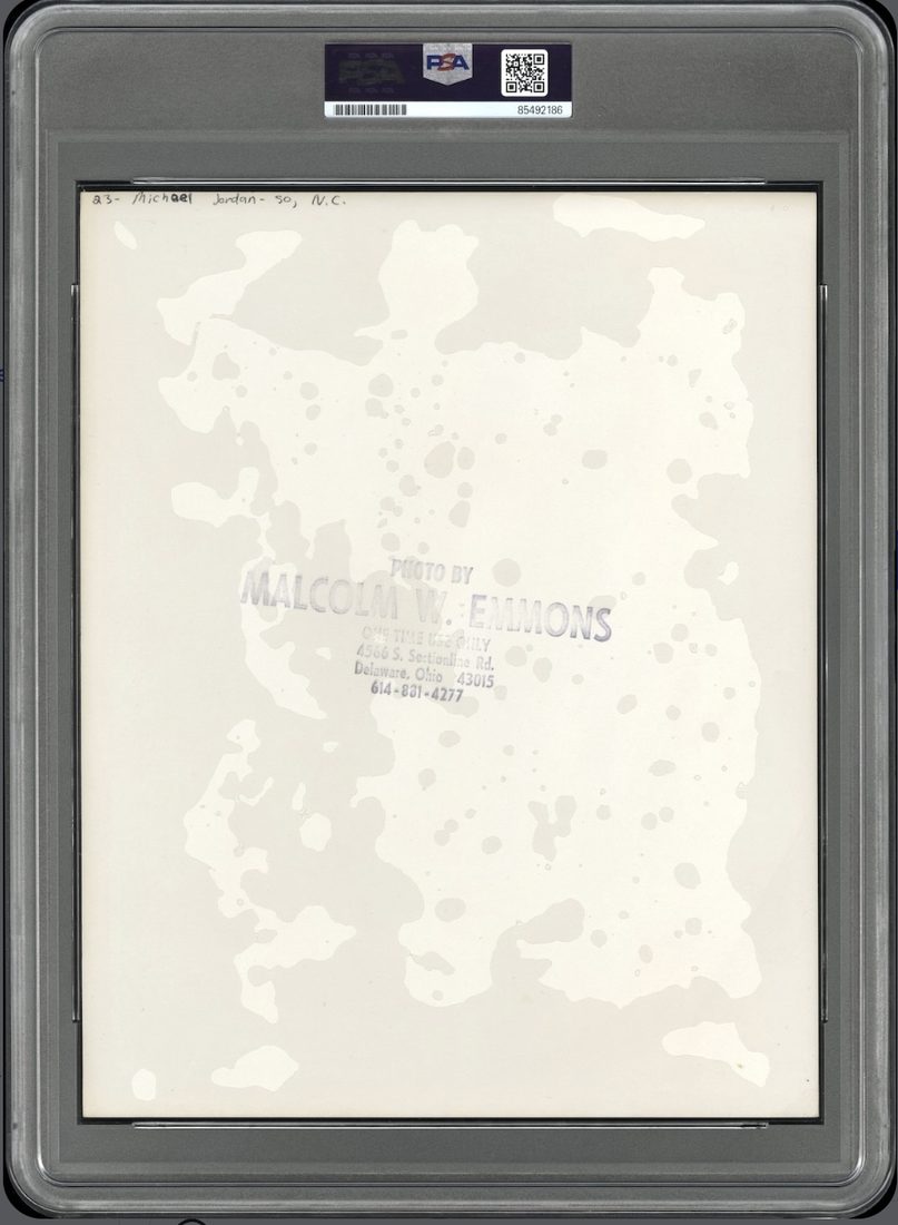 1984 North Carolina Portrait back