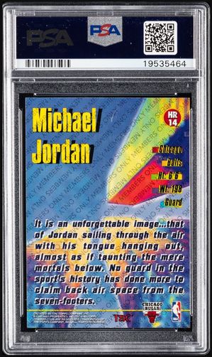 1996-97 Stadium Club High Risers Members Only #HR14 back