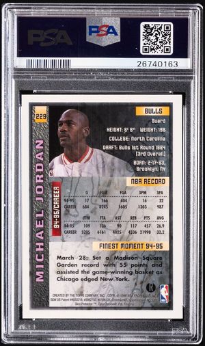 1995-96 Finest Refractor #229 back