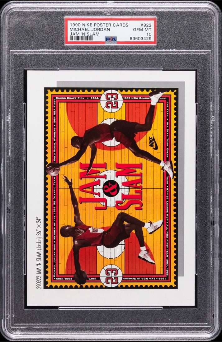 1990 Nike Poster Card #922 — Front