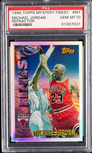 1995 Topps Mystery Finest Refractor #M1 front