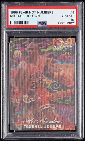 1995-96 Flair Hot Numbers #4 front