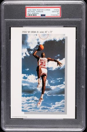 Sky Jordan #1002 Nike poster card front