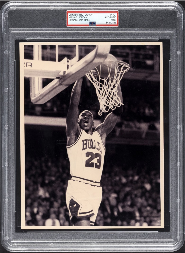 1993 Bulls vs New Jersey Nets dunk front