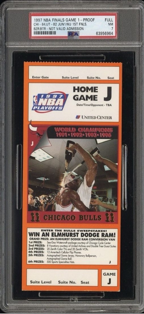1997 NBA Finals Game 1 · Jordan Buzzer-Beater front