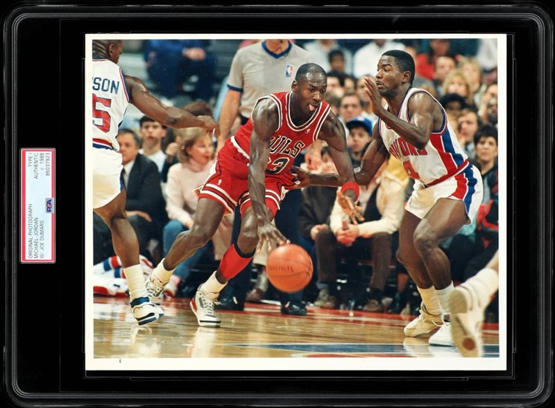 1988 vs Joe Dumars · Vinnie Johnson front