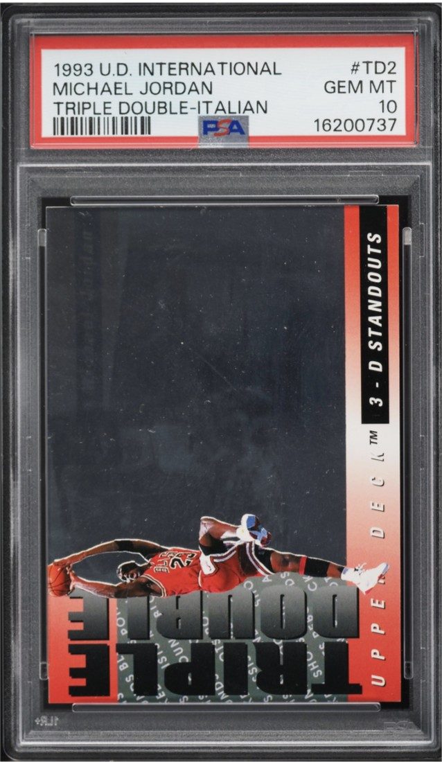 1993-94 UD International Triple Double Italian #TD2 front