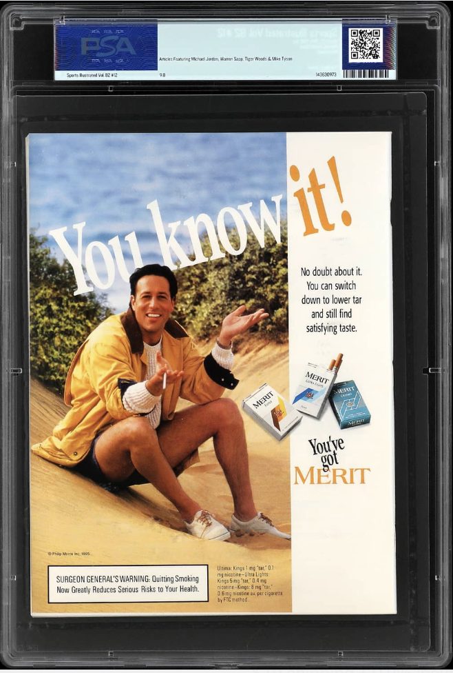 Sports Illustrated PSA slab reverse