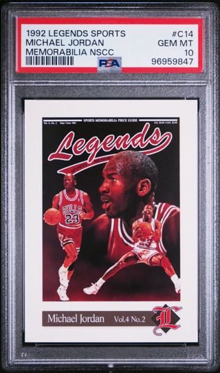 1992 Legends Sports Memorabilia NSCC #C14 front