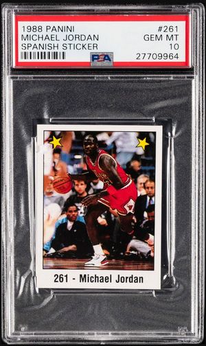 1988 Panini Spanish Sticker #261 front