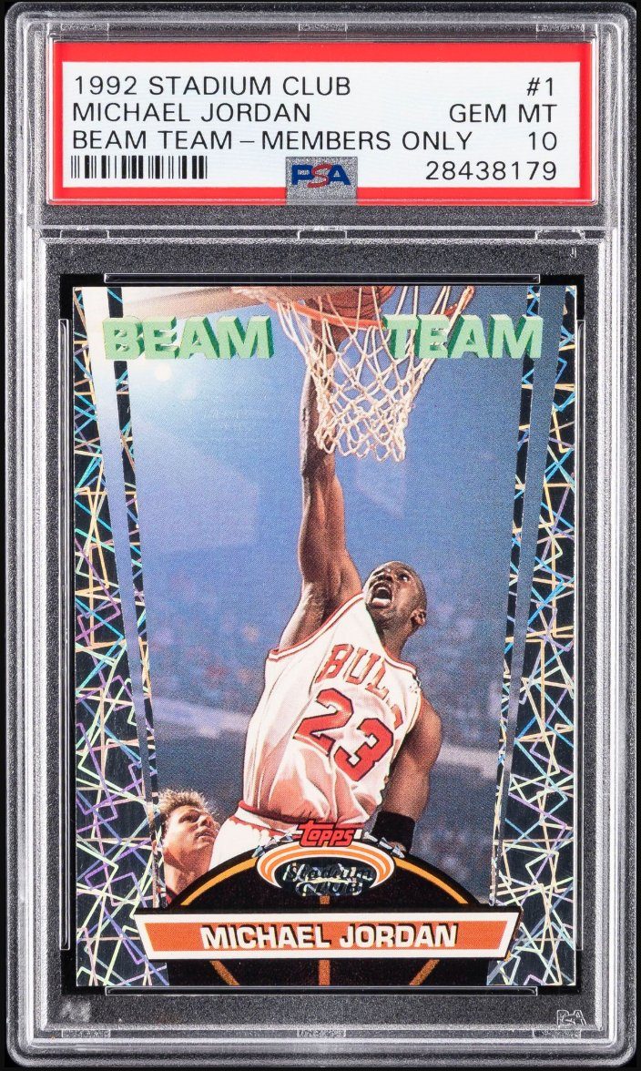 1992-93 Stadium Club Beam Team Members Only #1 — Front
