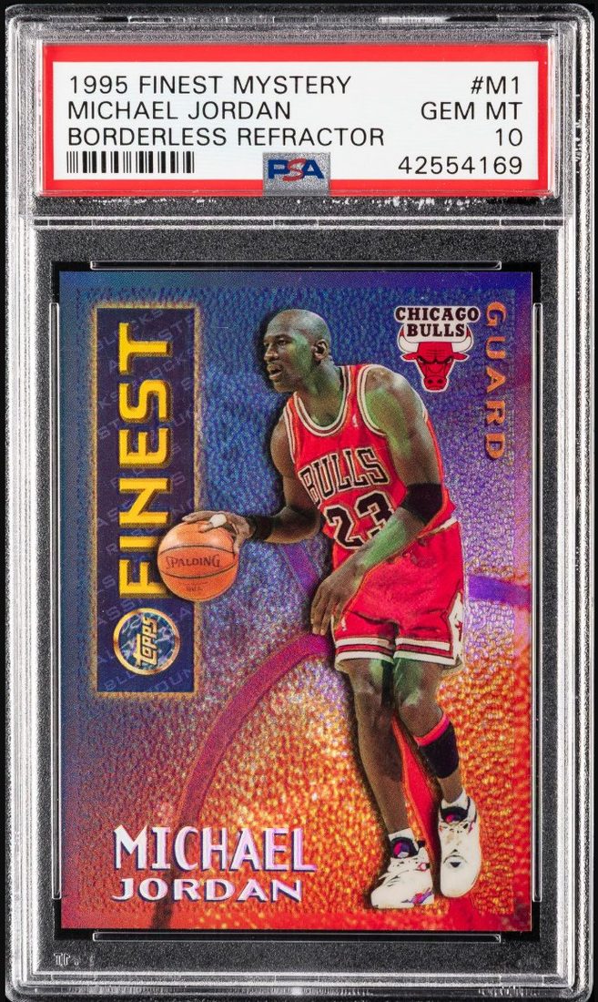 1995 Finest Mystery Borderless Refractor #M1 — Front