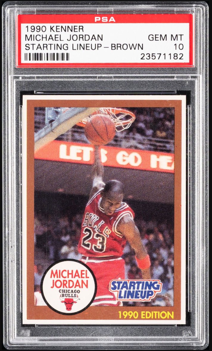 1990 Kenner Starting Lineup Brown (1990 Edition) Michael Jordan &mdash; Front